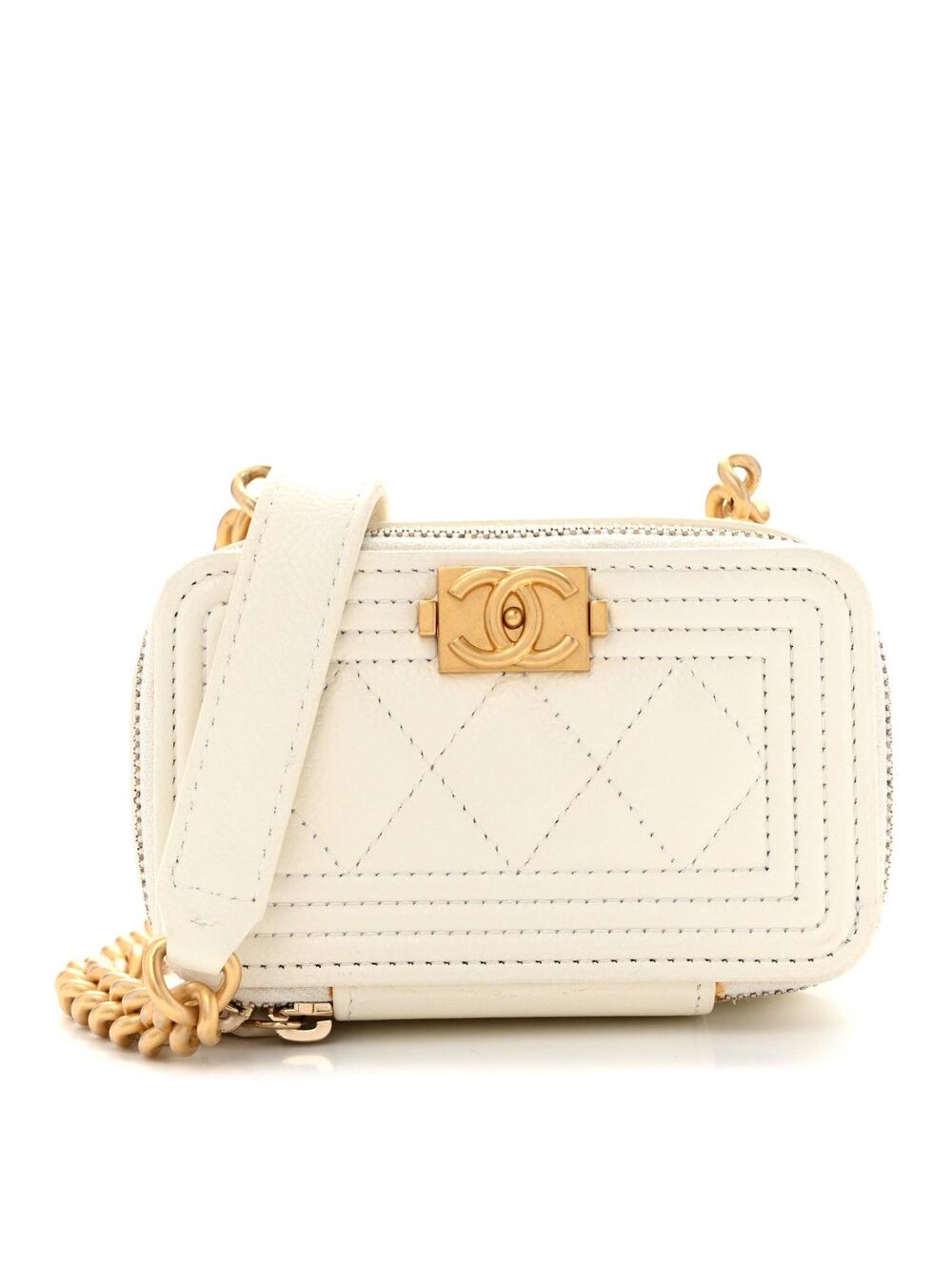 Chanel Caviar Quilted Mini Boy Clutch #362071C15B